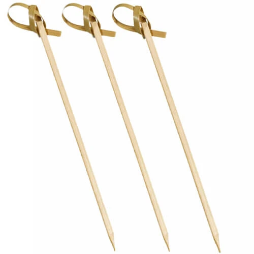 Ξυλάκι με Φιόγκο για Τρόφιμα 18cm 100τμχ