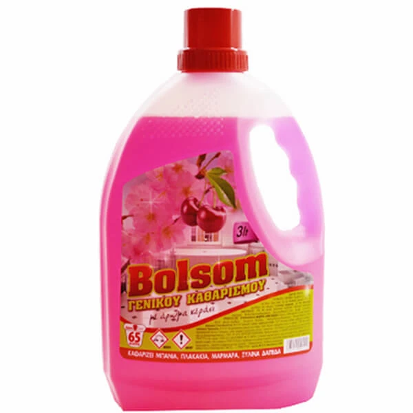 Καθαριστικό Υγρό Ξύλινων Επιφανειών Κεράσι BOLSOM 3lt