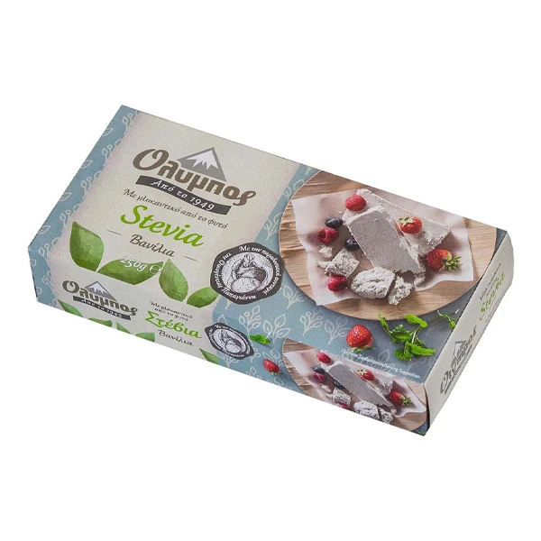 Χαλβάς με Στέβια & Βανίλια ΟΛΥΜΠΟΣ 250gr