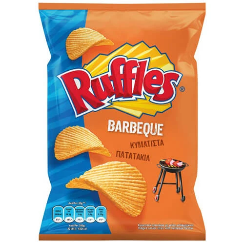 Τσιπς με BBQ RUFFLES 400gr