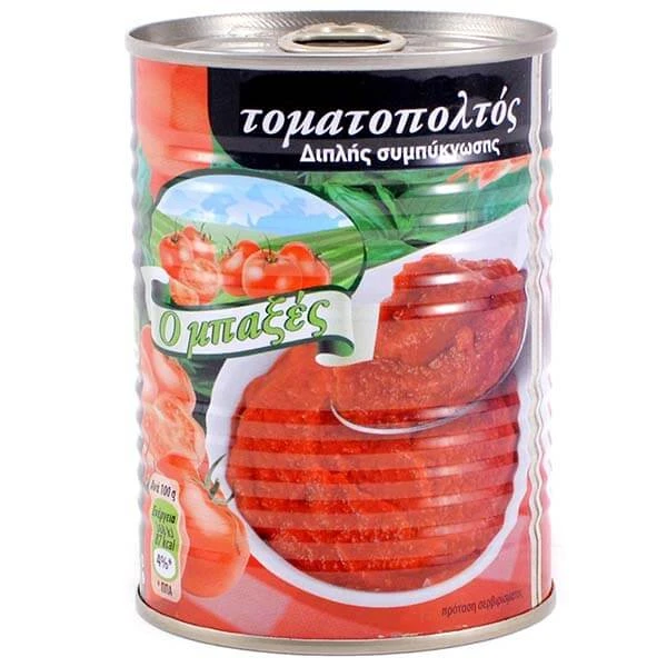 Τοματοπολτός Διπλής Συμπ/σης Ο ΜΠΑΞΕΣ 400gr