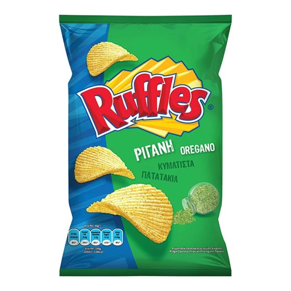 Τσιπς με Ρίγανη RUFFLES 400gr