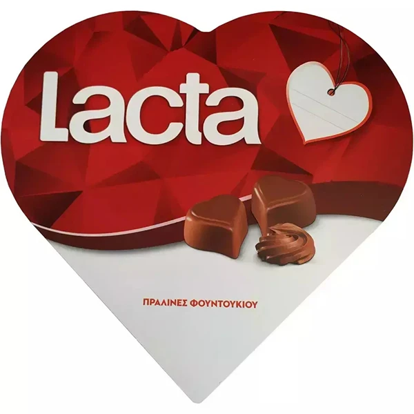 Σοκολάτα Κασετίνα Καρδιά LACTA 165gr