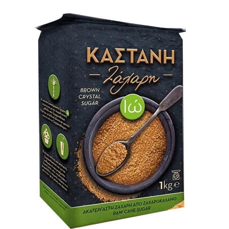 Ζάχαρη Καστανή ΙΩ 1kg