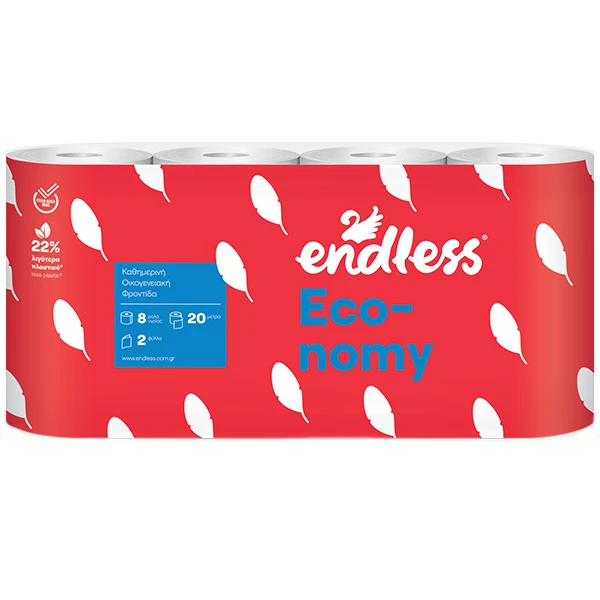 Χαρτί Υγείας Economy ENDLESS 8τμχ