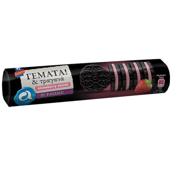 Μπισκότα Κακαό & Φράουλα Γεμάτα ΑΛΛΑΤΙΝΗ 230gr