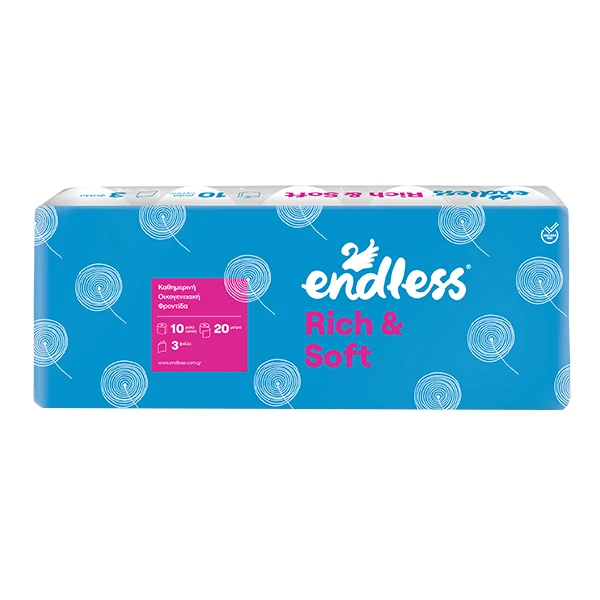 Χαρτί Υγείας Rich & Soft 95gr ENDLESS 10τμχ