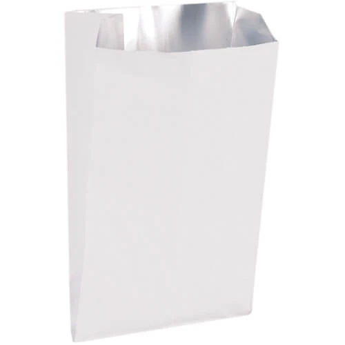 Χαρτοσακούλες Λευκές με Επένδυση 12x22cm 10kg