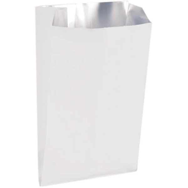 Χαρτοσακούλες Λευκές με Επένδυση 12x22cm 10kg