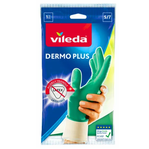 Γάντια Νιτριλίου Medium Dermo Plus VILEDA 1τμχ