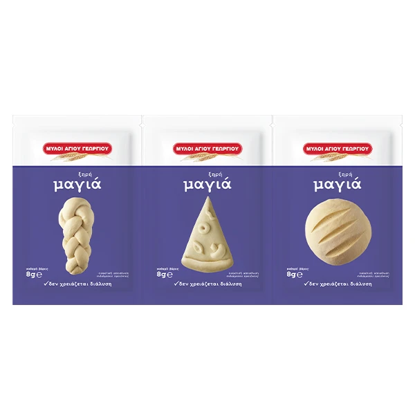Ξηρή Μαγιά ΜΥΛΟΙ ΑΓΙΟΥ ΓΕΩΡΓΙΟΥ 8gr (3x8gr)