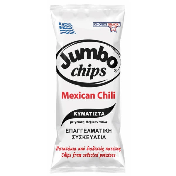 Τσιπς Κυματιστά Mexican Chili JUMBO 280gr