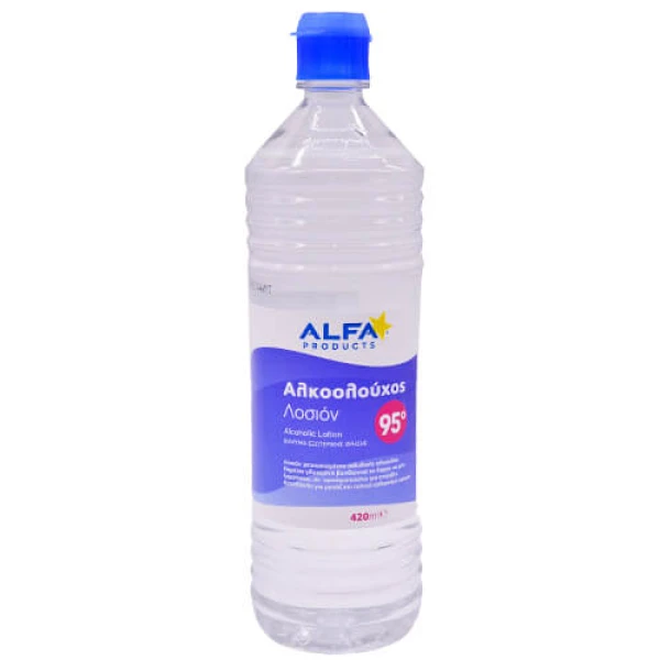 Αλκοολούχος Λοσιόν 95% ALFA 420ml