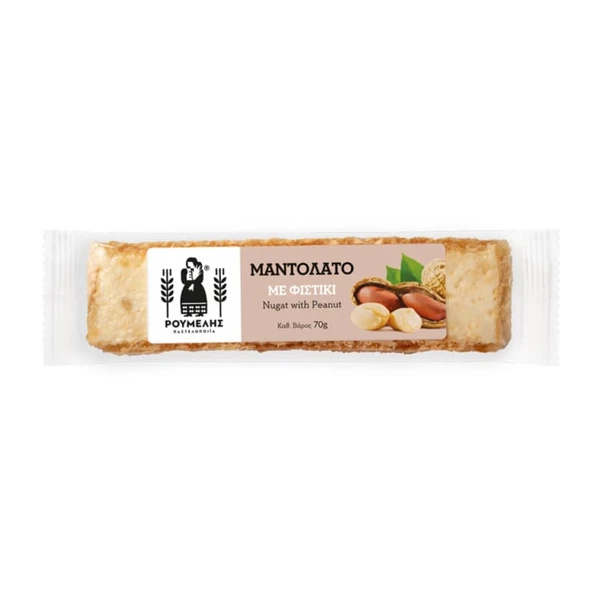 Μαντολάτο Καδρόνι με Φιστίκι ΡΟΥΜΕΛΗ 70gr