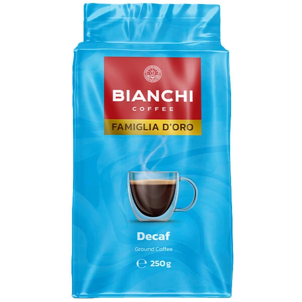 Καφές Εσπρέσσο Αλεσμένος Ντεκαφεϊνέ BIANCHI 250gr