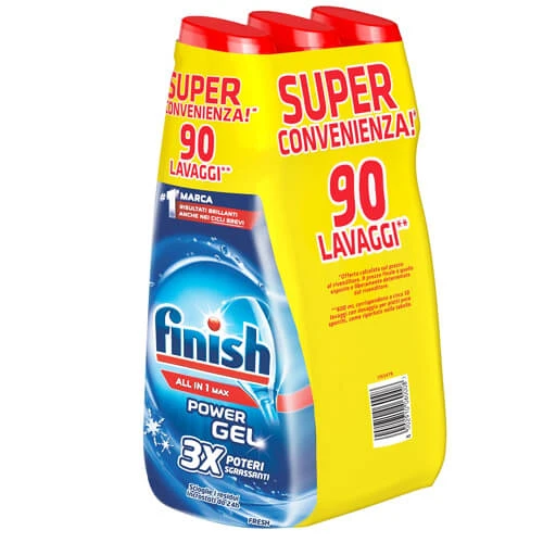 Τζελ Πλυντηρίου Πιάτων Φρεσκάδα FINISH 600ml (3x600ml)
