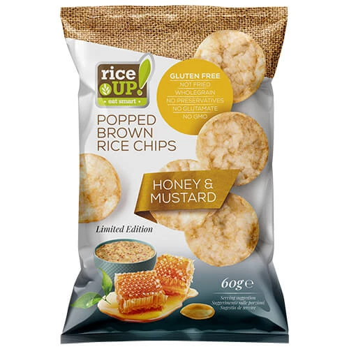 Πατατάκια Ολικής Μέλι & Μουστάρδα RICE UP 60gr