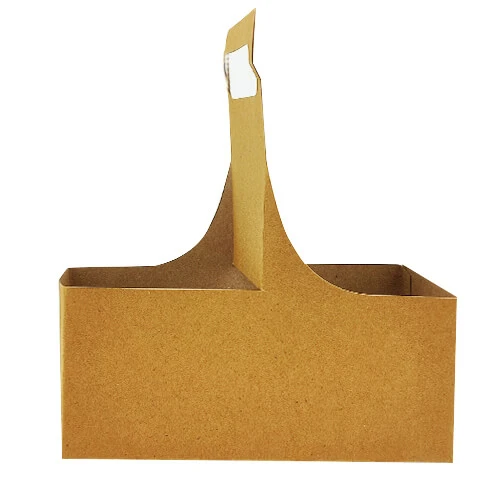 Ποτηροθήκη Χάρτινη 2 Θέσεων με χερούλι 25τμχ