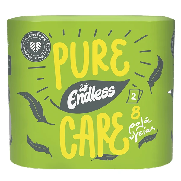 Χαρτί Υγείας Pure Care 80gr ENDLESS 8τμχ