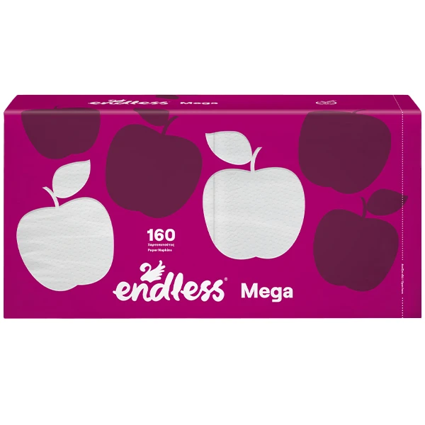 Χαρτοπετσέτα Mega Pack 33x33cm ENDLESS 160τμχ