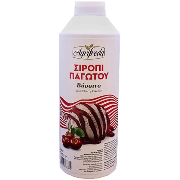 Σιρόπι Παγωτού Βύσσινο AGRIFREDA 1kg
