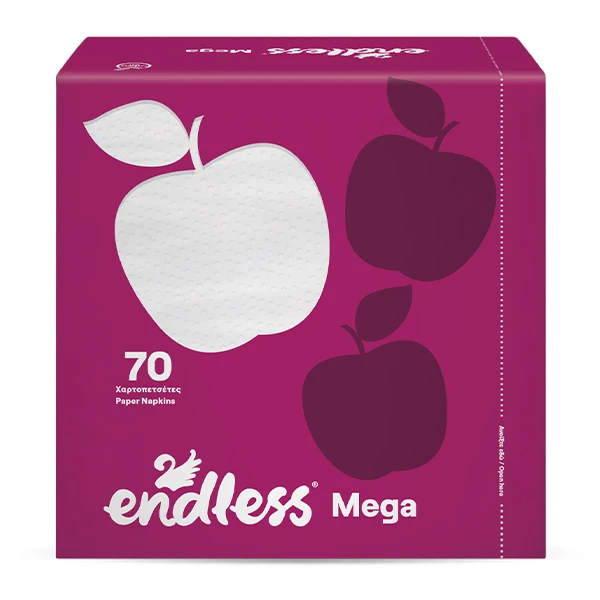 Χαρτοπετσέτα Λευκή ENDLESS 70τμχ