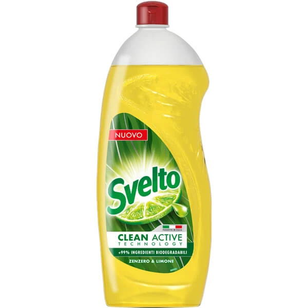 Υγρό Πιάτων Λεμόνι και Τζίντζερ SVELTO 980ml