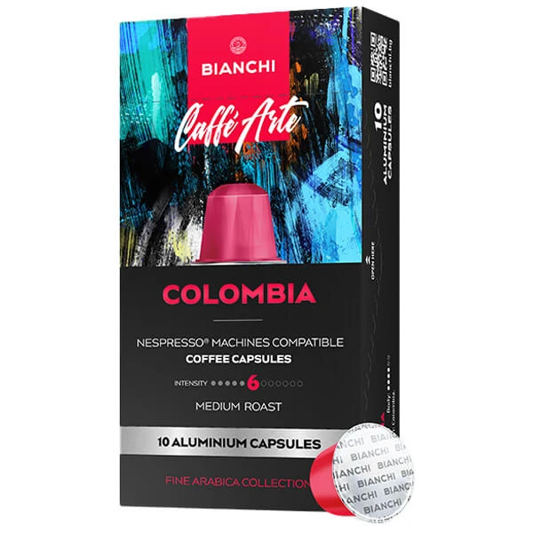 Εσπρέσσο Colombia Κάψουλες BIANCHI 10τμχ (10x5,5gr)