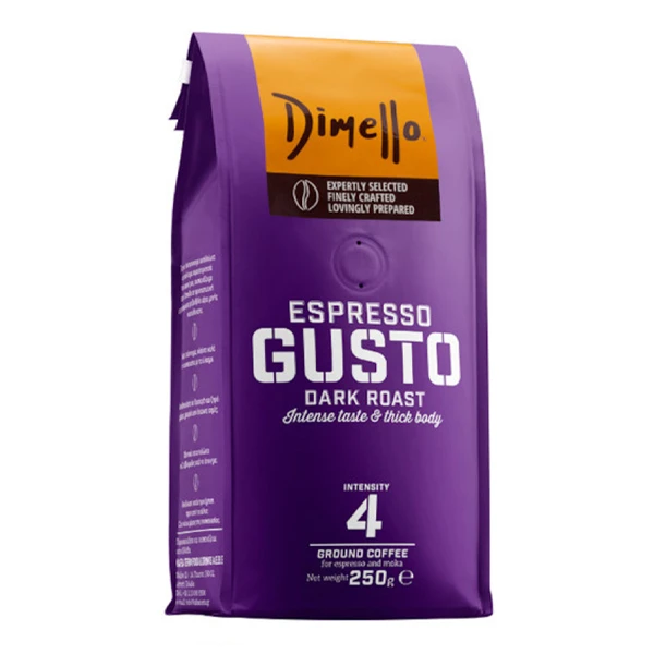 Καφές Εσπρέσσο Gusto Dark Roast DIMELLO 250gr