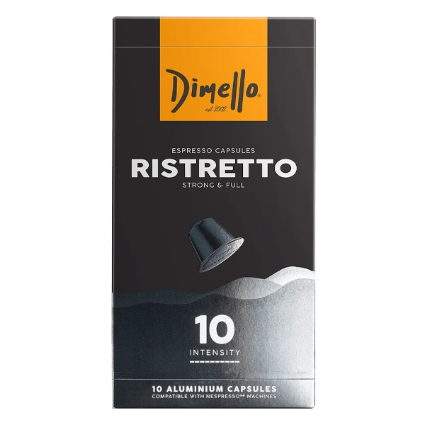 Καφές Εσπρέσσο Κάψουλες Ristretto DIMELLO 10τμχ (10x5,6gr)