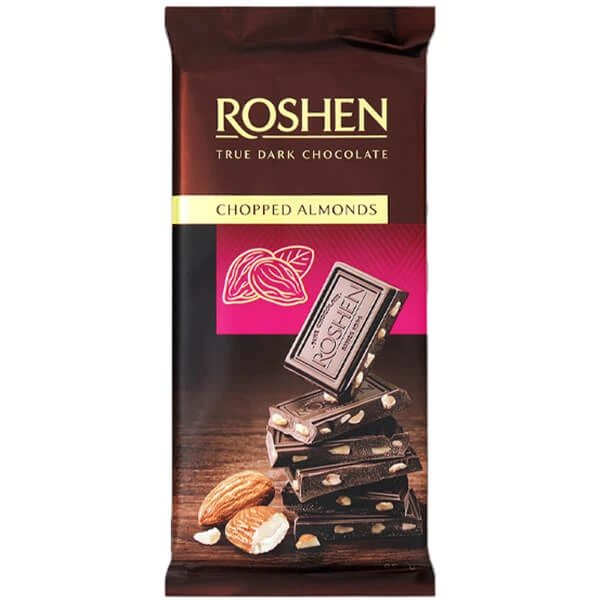 Σοκολάτα Υγείας με Αμύγδαλα ROSHEN 85gr