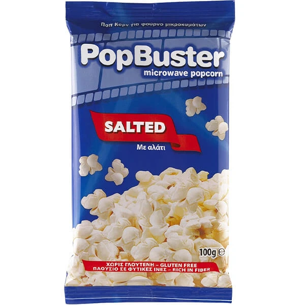 Ποπ Κορν με Αλάτι POPBUSTER 100gr