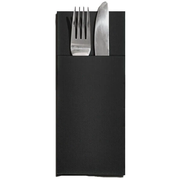 Χαρτοπετσέτες Μαύρες 1Φ φάκελος 33x40cm KRINOS 75τμχ