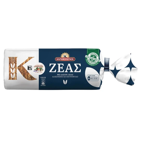 Ψωμί Τοστ Ζέας σε Φέτες ΚΑΡΑΜΟΛΕΓΚΟΣ 500gr