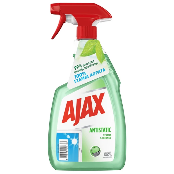 Καθαριστικό τζαμιών antistatic AJAX 750ml