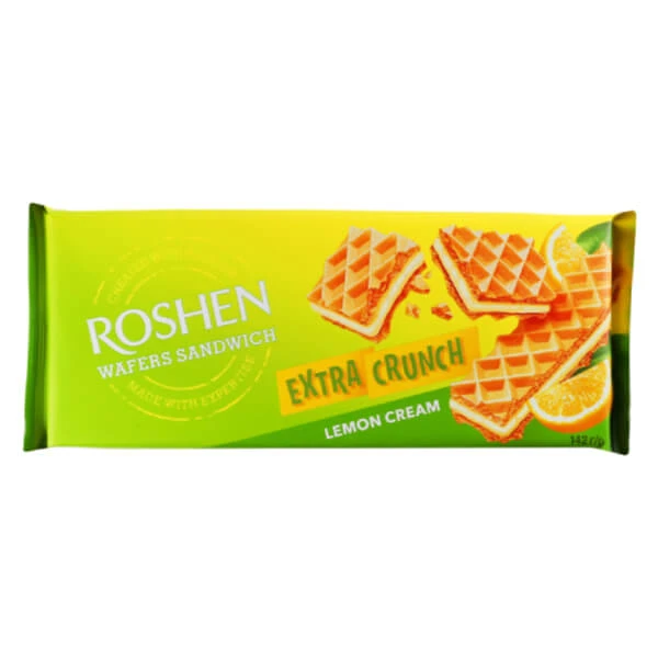 Γκοφρέτα με Γεύση Λεμόνι ROSHEN 142gr