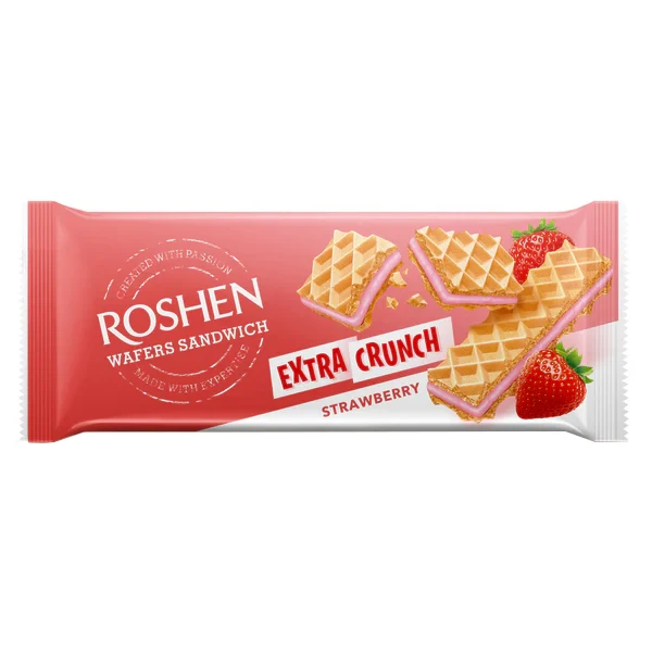 Γκοφρέτα με Φράουλα ROSHEN 142gr