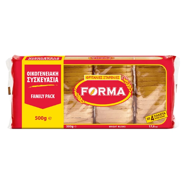 Φρυγανιά Σίτου σε Οικ.Συσκευασία FORMA 500gr