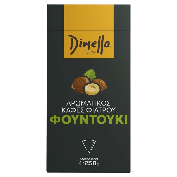 Καφές Φίλτρου Φουντούκι DIMELLO 250gr