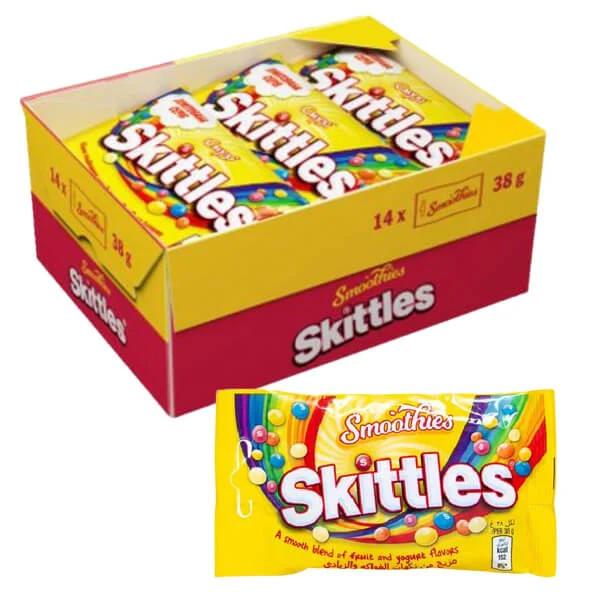 Καραμέλες με Γεύσεις SKITTLES 38gr (14x38gr)