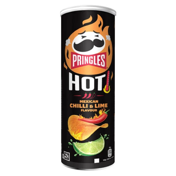 Τσιπς Hot Mexican Chilli & Lime PRINGLES 160gr