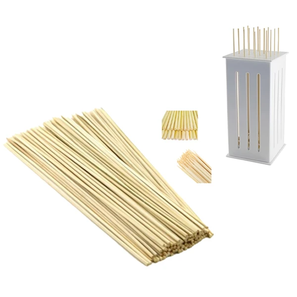 Ξυλάκια για Σουβλάκια Χονδρά 24cm 500τμχ