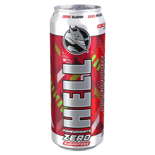 Energy Drink Ρόδι 0% Ζάχαρη HELL 500ml