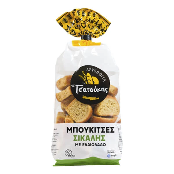 Μπουκίτσες Σίκαλης με Ελαιόλαδο ΤΣΑΤΣΑΚΗΣ 400gr