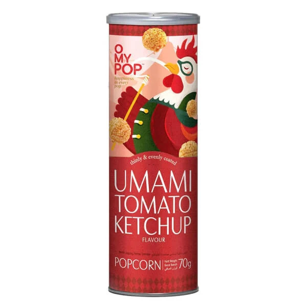 Ποπ Κορν με Κέτσαπ OMYPOP 70gr