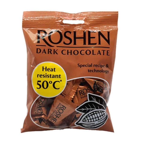 Σοκολατάκια με Μαύρη Σοκολάτα ROSHEN 80gr