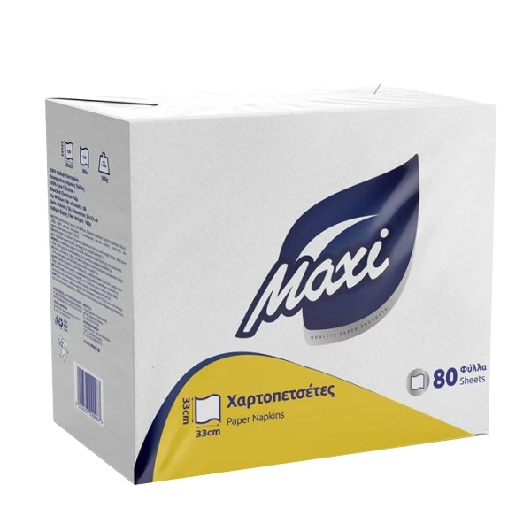 Χαρτοπετσέτα 1Φ MAXI 80τμχ