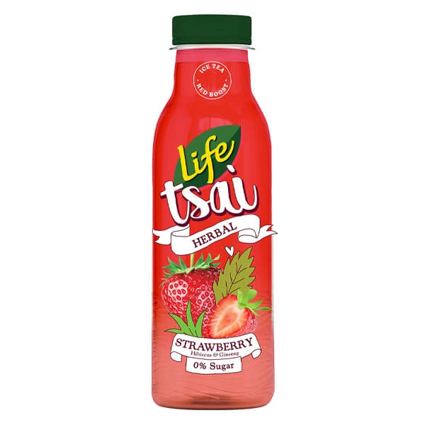Τσάι με Φράουλα, Ιβίσκο & Ginseng LIFE 500ml