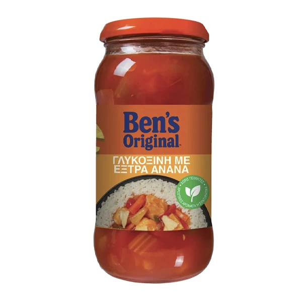 Σάλτσα Γλυκόξινη με Έξτρα Ανανά UNCLE BEN'S ORIGINAL 450gr