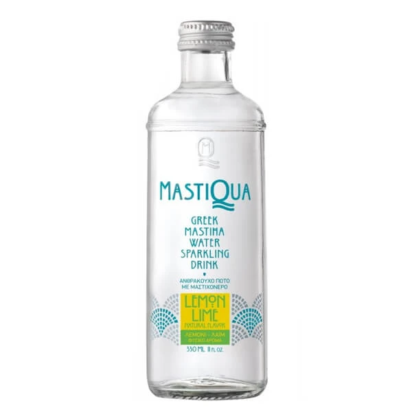Ανθρακούχο Nερό Lime & Λεμόνι MASTIQUA 330ml